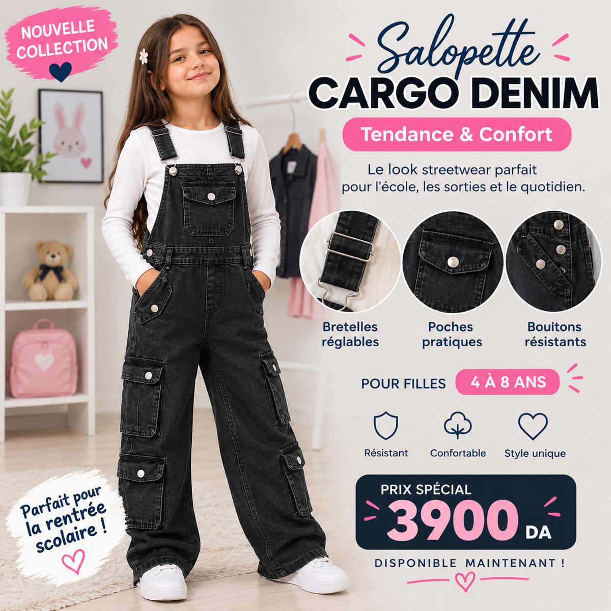Cargo Fillette Enfant Pepe Jeans
