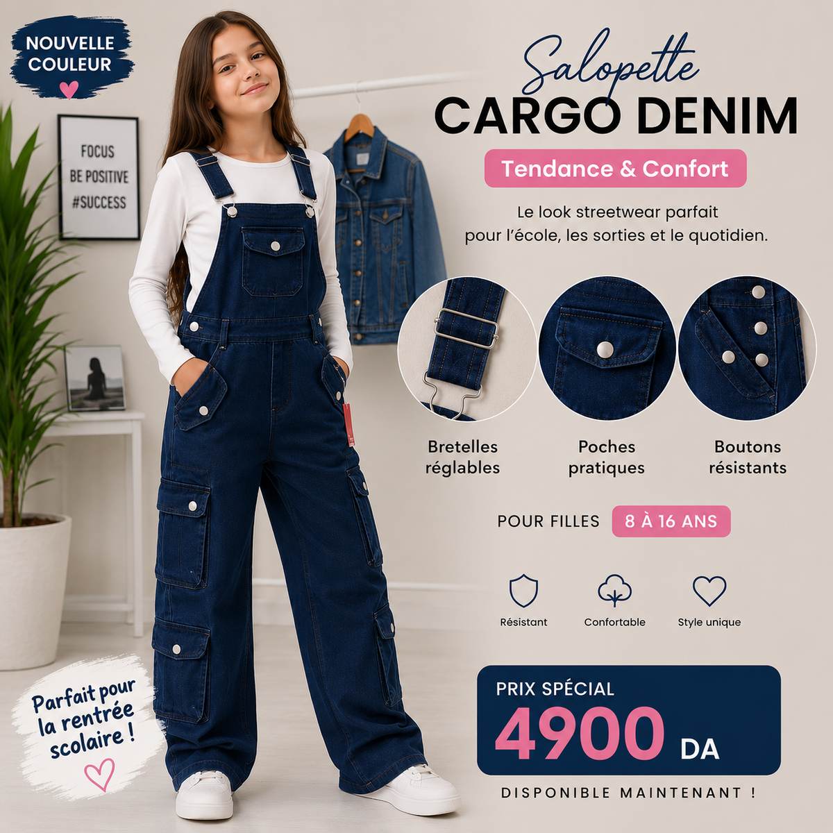 Cargo Fillette Enfant Pepe Jeans