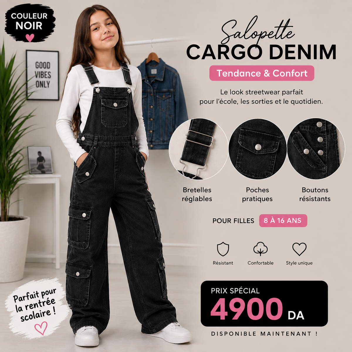 Cargo Fillette Enfant Pepe Jeans