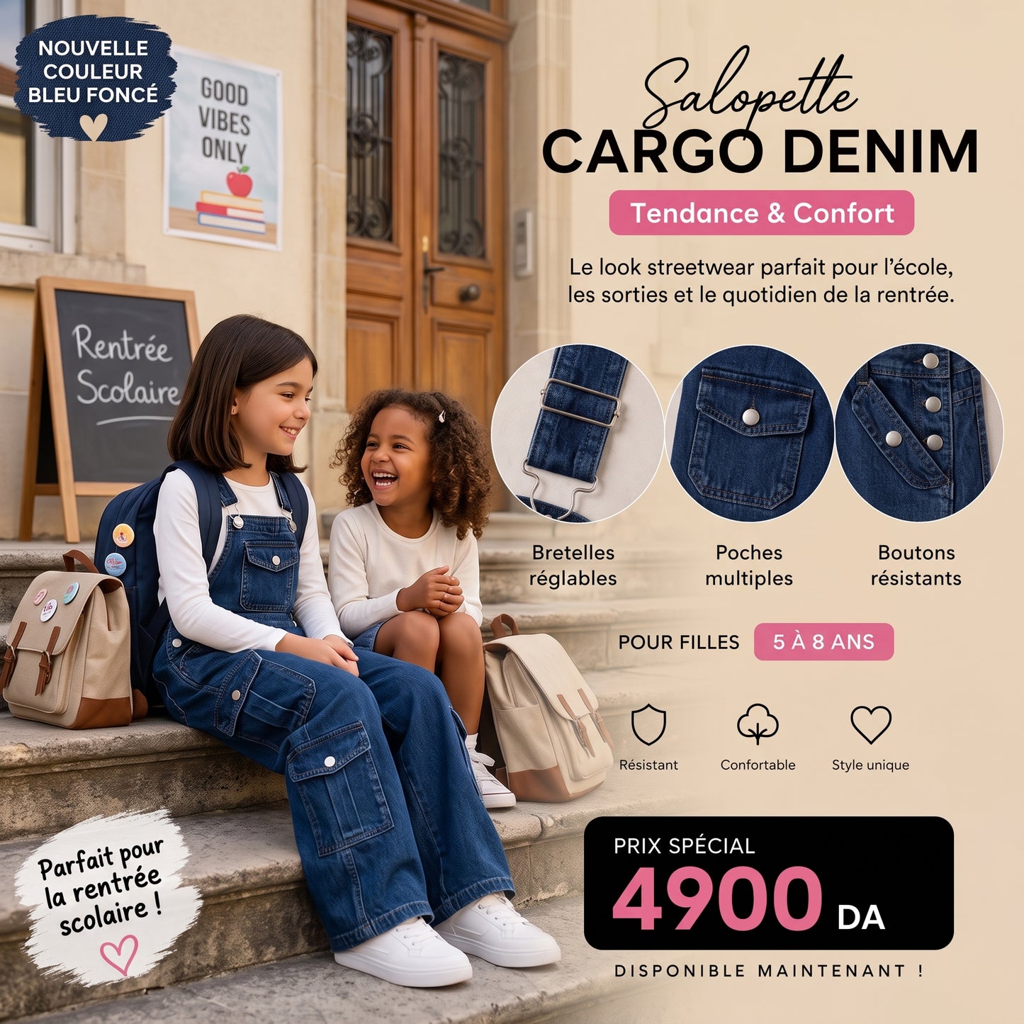 Cargo Fillette Enfant Pepe Jeans