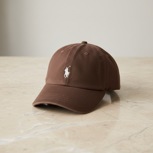 Casquette POLO marron